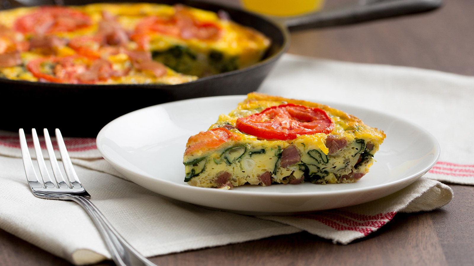 Frittata With Prosciutto & Baby Spinach The Whole Leg