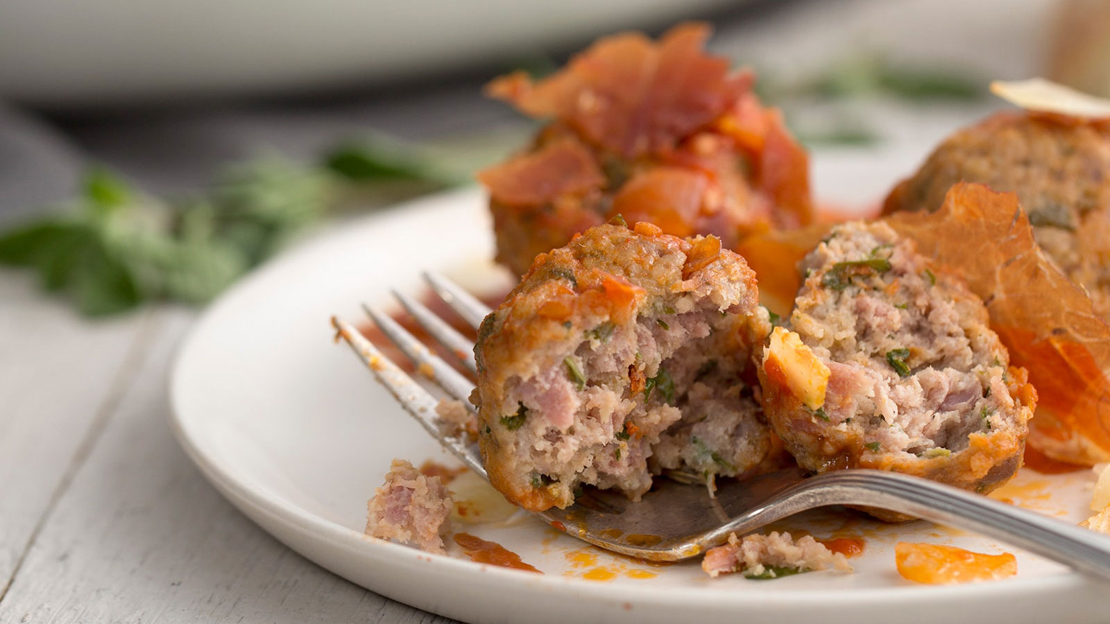 Braised Beef and Crispy Prosciutto Meatballs The Whole Leg