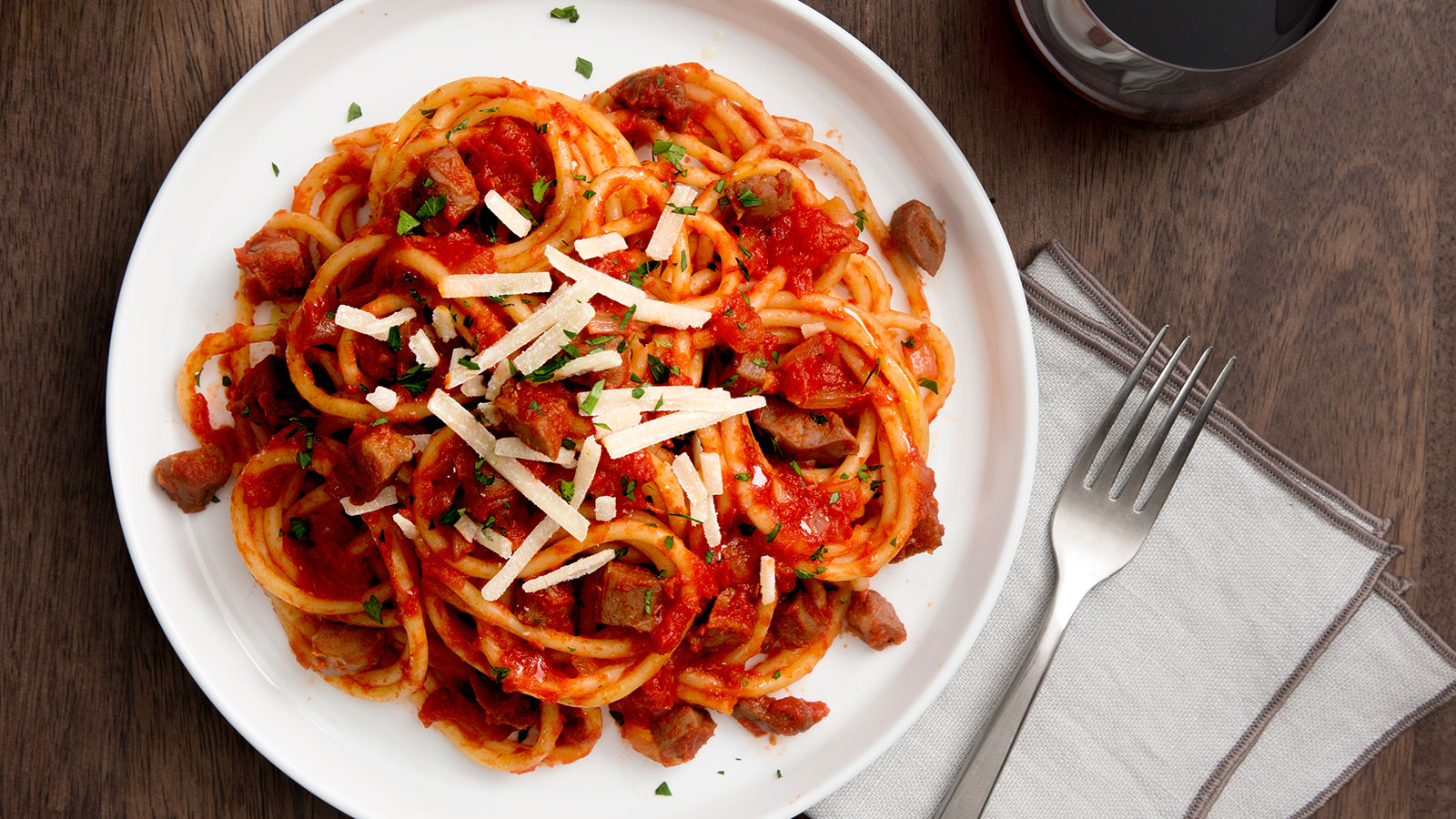 Prosciutto di Parma Pasta with Tomato Sauce The Whole Leg