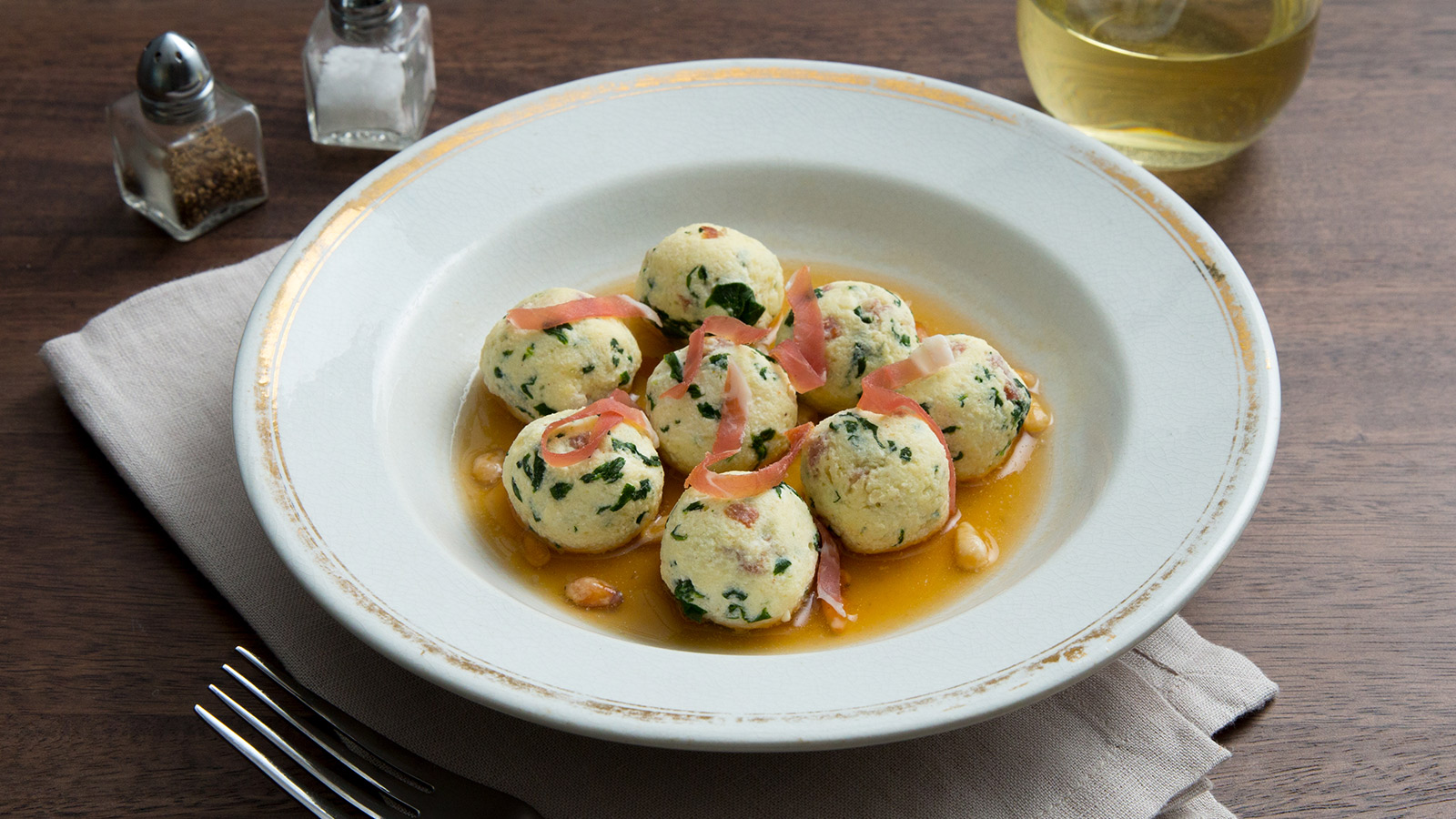 Spinach, Prosciutto and Ricotta Dumplings The Whole Leg